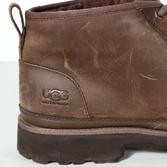 UGG Men's Neuland Waterproof Boot Wool Lined Leather Chukka - Picture 5 of 12
